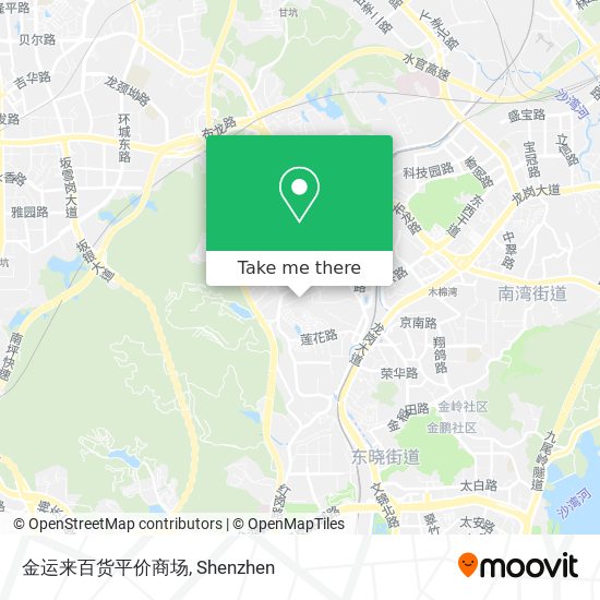 金运来百货平价商场 map