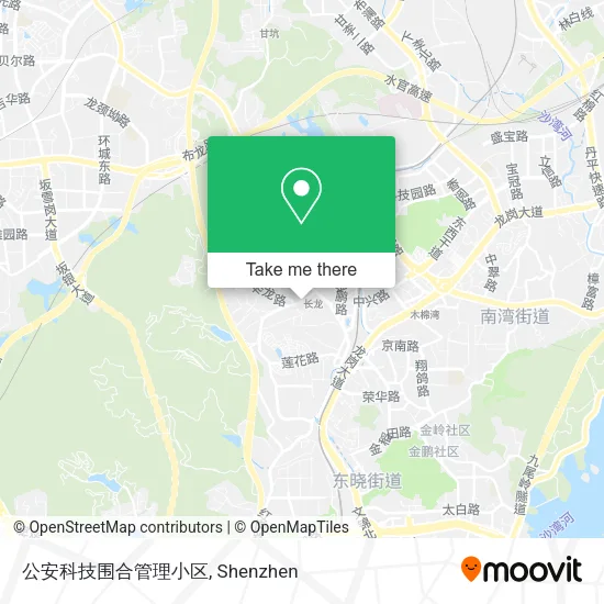 公安科技围合管理小区 map