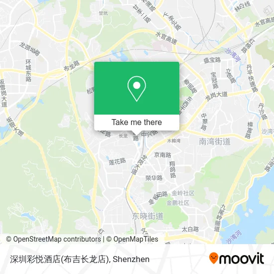 深圳彩悦酒店(布吉长龙店) map