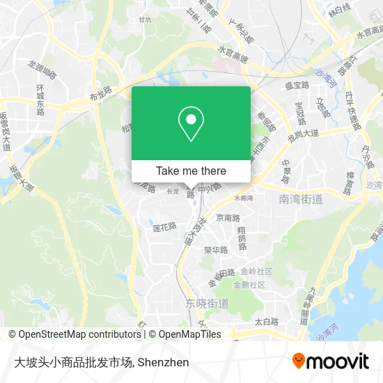大坡头小商品批发市场 map