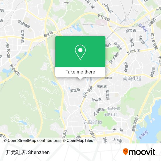 开元鞋店 map