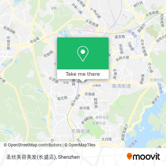 圣丝美容美发(长盛店) map
