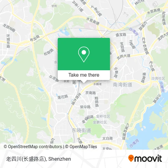 老四川(长盛路店) map