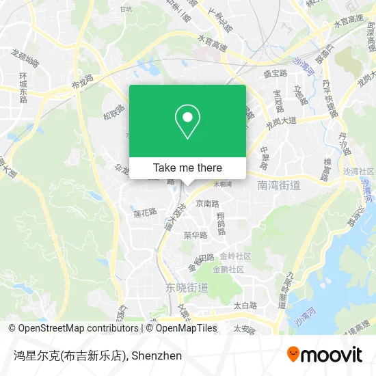 鸿星尔克(布吉新乐店) map