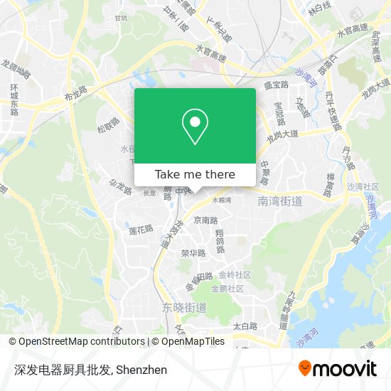 深发电器厨具批发 map