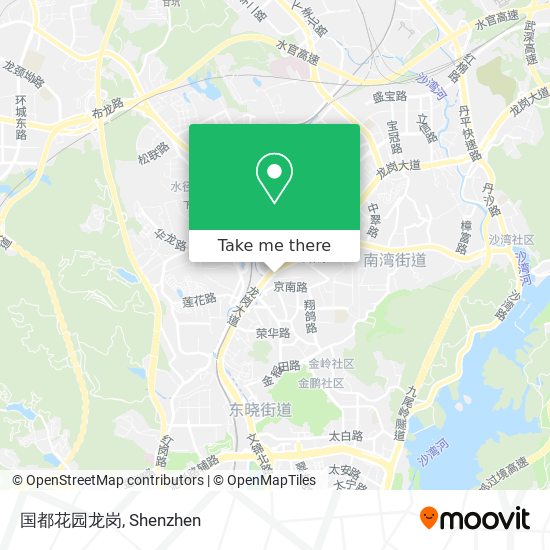国都花园龙岗 map