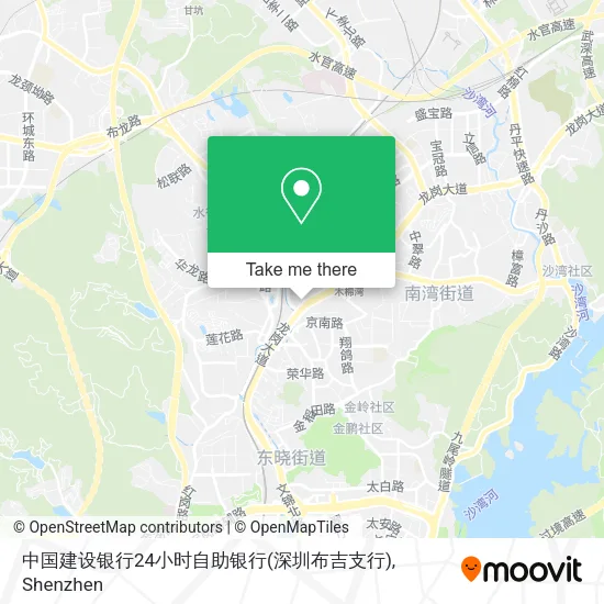 中国建设银行24小时自助银行(深圳布吉支行) map