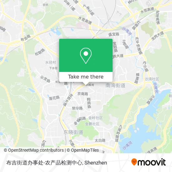 布吉街道办事处-农产品检测中心 map