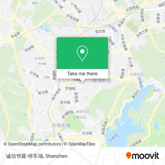 诚信华庭-停车场 map