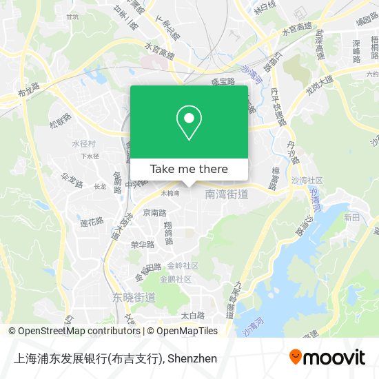 上海浦东发展银行(布吉支行) map