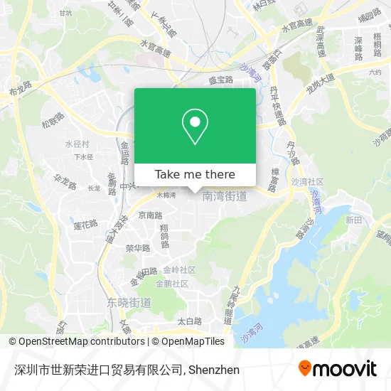 深圳市世新荣进口贸易有限公司 map