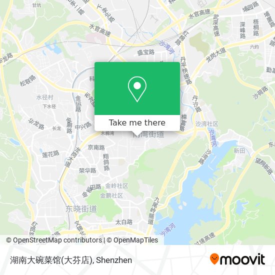 湖南大碗菜馆(大芬店) map