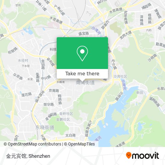 金元宾馆 map