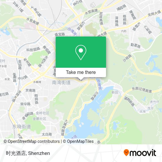 时光酒店 map