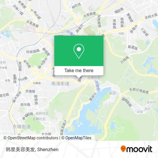 韩星美容美发 map