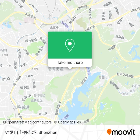 锦绣山庄-停车场 map