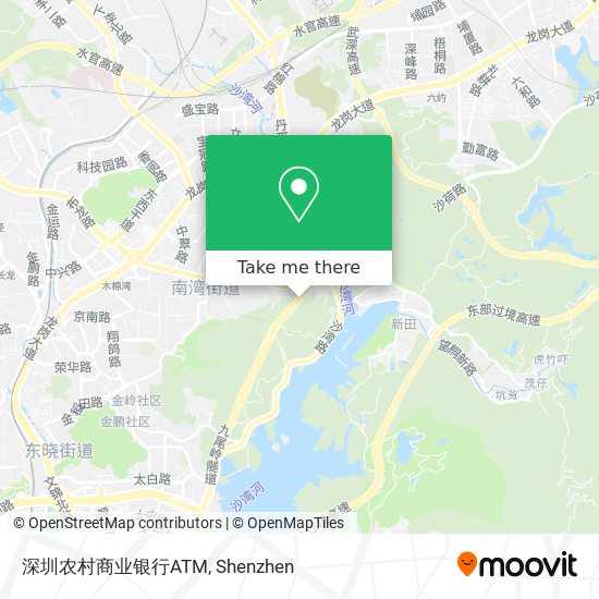 深圳农村商业银行ATM map