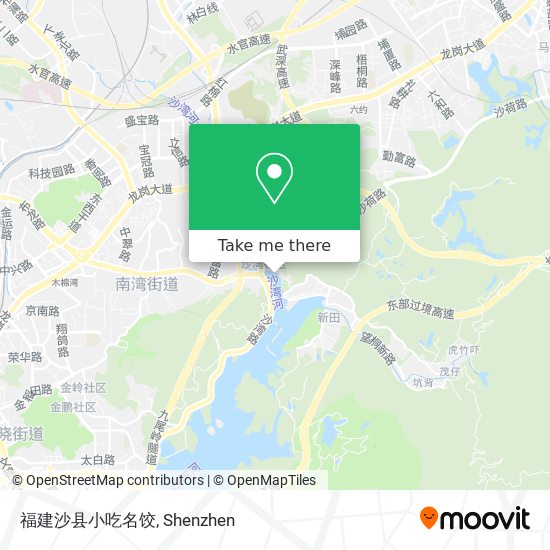 福建沙县小吃名饺 map