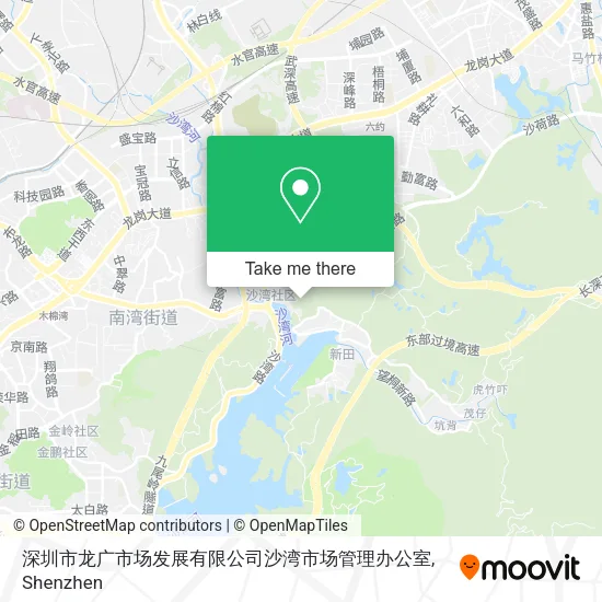 深圳市龙广市场发展有限公司沙湾市场管理办公室 map
