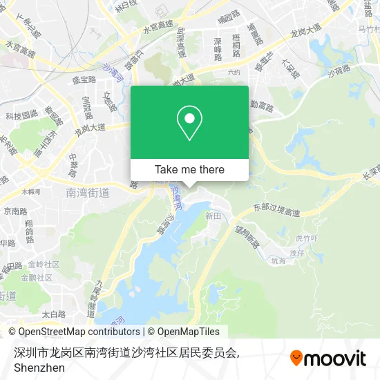 深圳市龙岗区南湾街道沙湾社区居民委员会 map