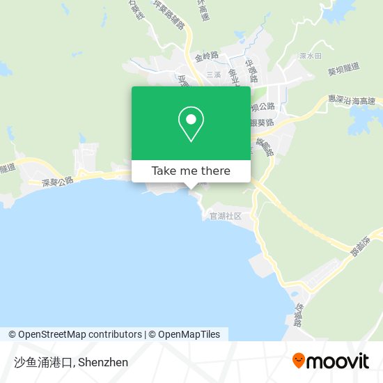 沙鱼涌港口 map