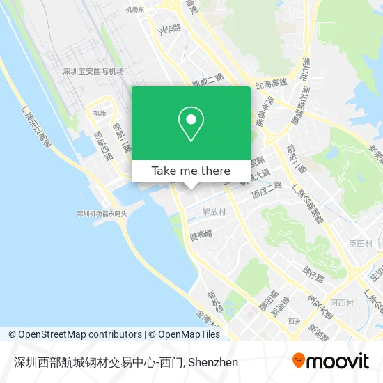 深圳西部航城钢材交易中心-西门 map