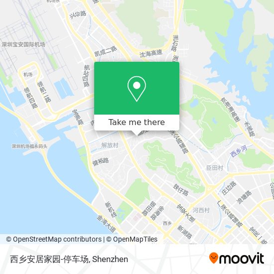 西乡安居家园-停车场 map