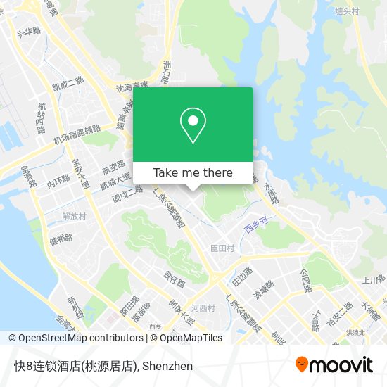 快8连锁酒店(桃源居店) map