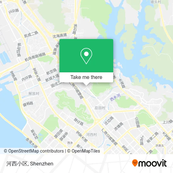 河西小区 map