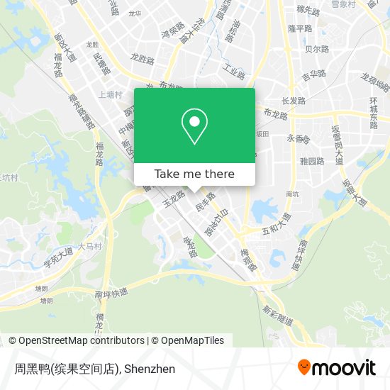 周黑鸭(缤果空间店) map