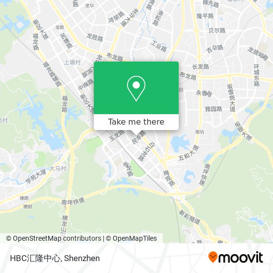 HBC汇隆中心 map
