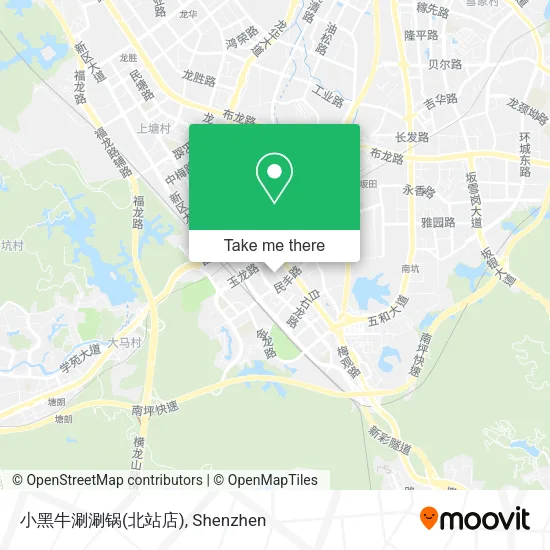 小黑牛涮涮锅(北站店) map