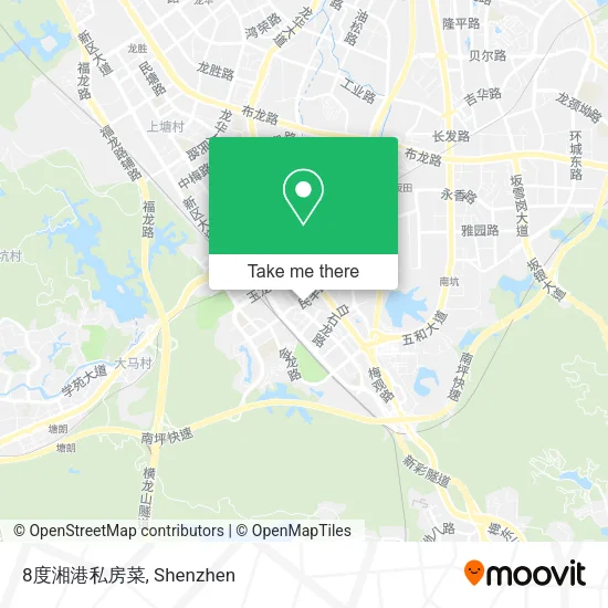 8度湘港私房菜 map