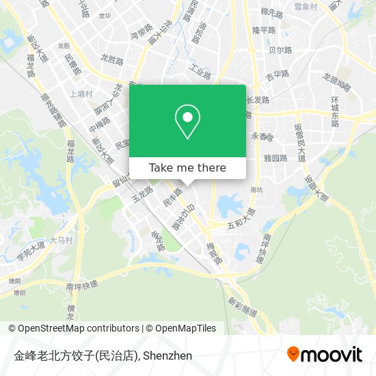 金峰老北方饺子(民治店) map