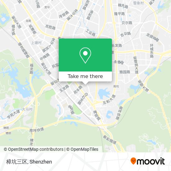樟坑三区 map