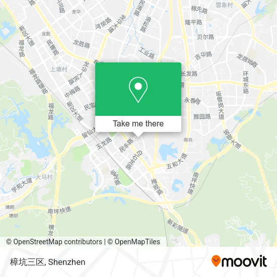 樟坑三区 map