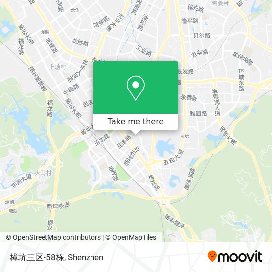 樟坑三区-58栋 map