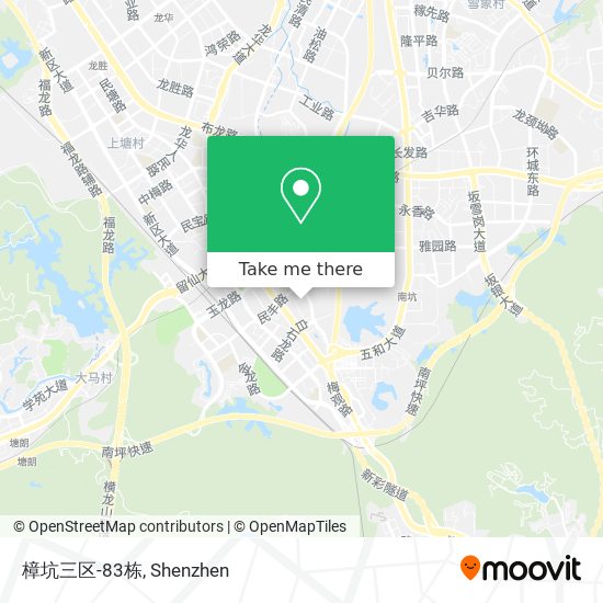 樟坑三区-83栋 map