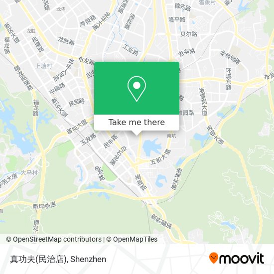 真功夫(民治店) map