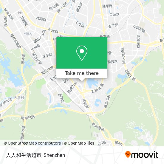 人人和生活超市 map