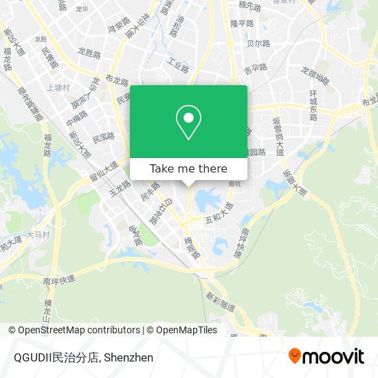 QGUDII民治分店 map