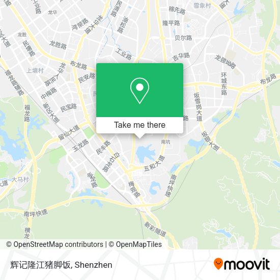 辉记隆江猪脚饭 map