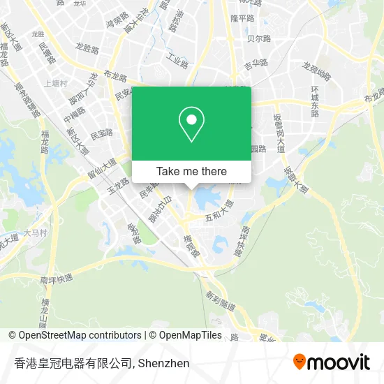 香港皇冠电器有限公司 map