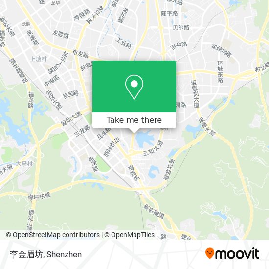 李金眉坊 map