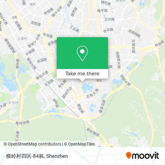 横岭村四区-84栋 map