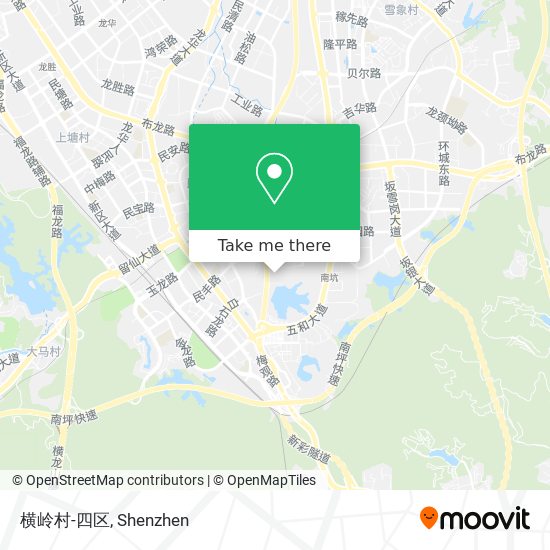 横岭村-四区 map