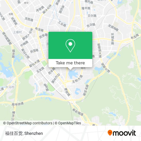 福佳百货 map
