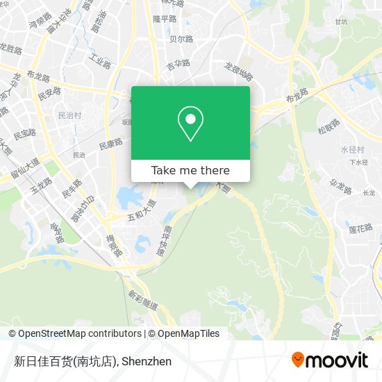 新日佳百货(南坑店) map