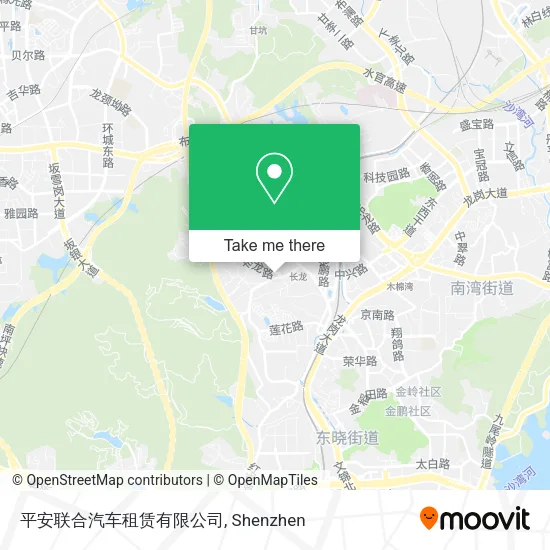 平安联合汽车租赁有限公司 map