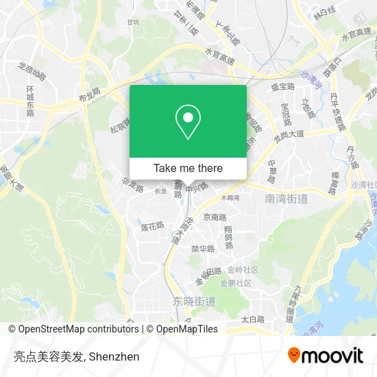 亮点美容美发 map